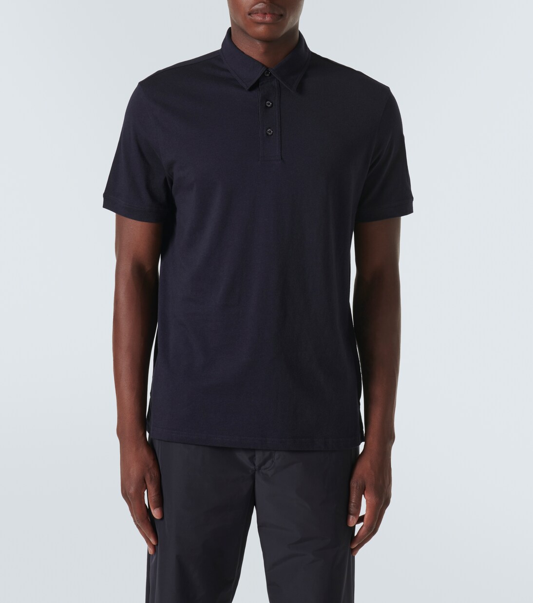 Polo en coton et cachemire | Moncler