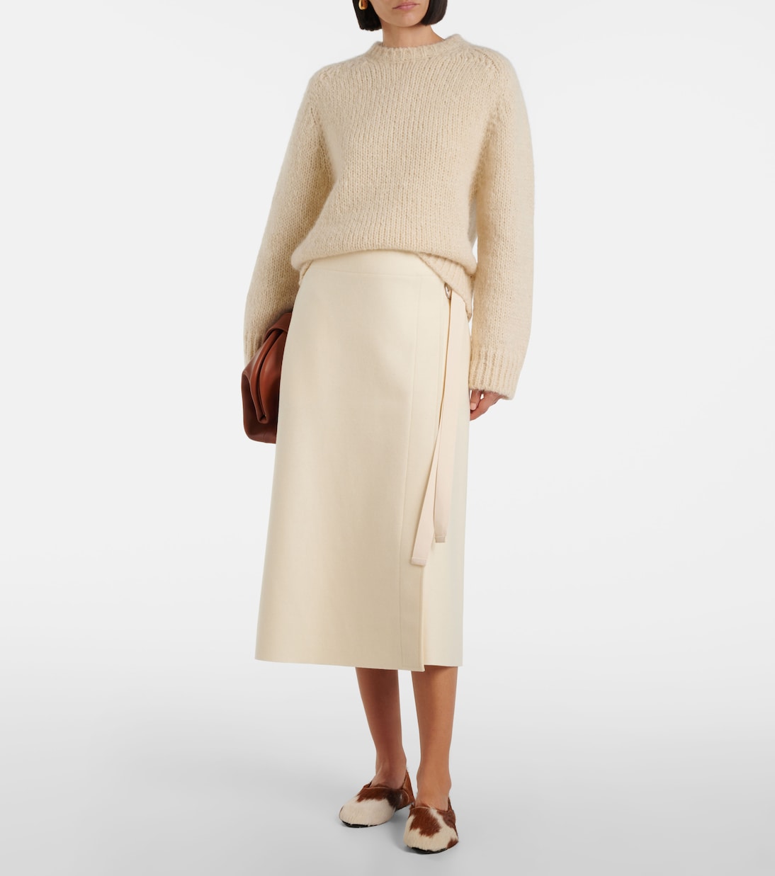 Calf hair slip-on shoes | Jil Sander