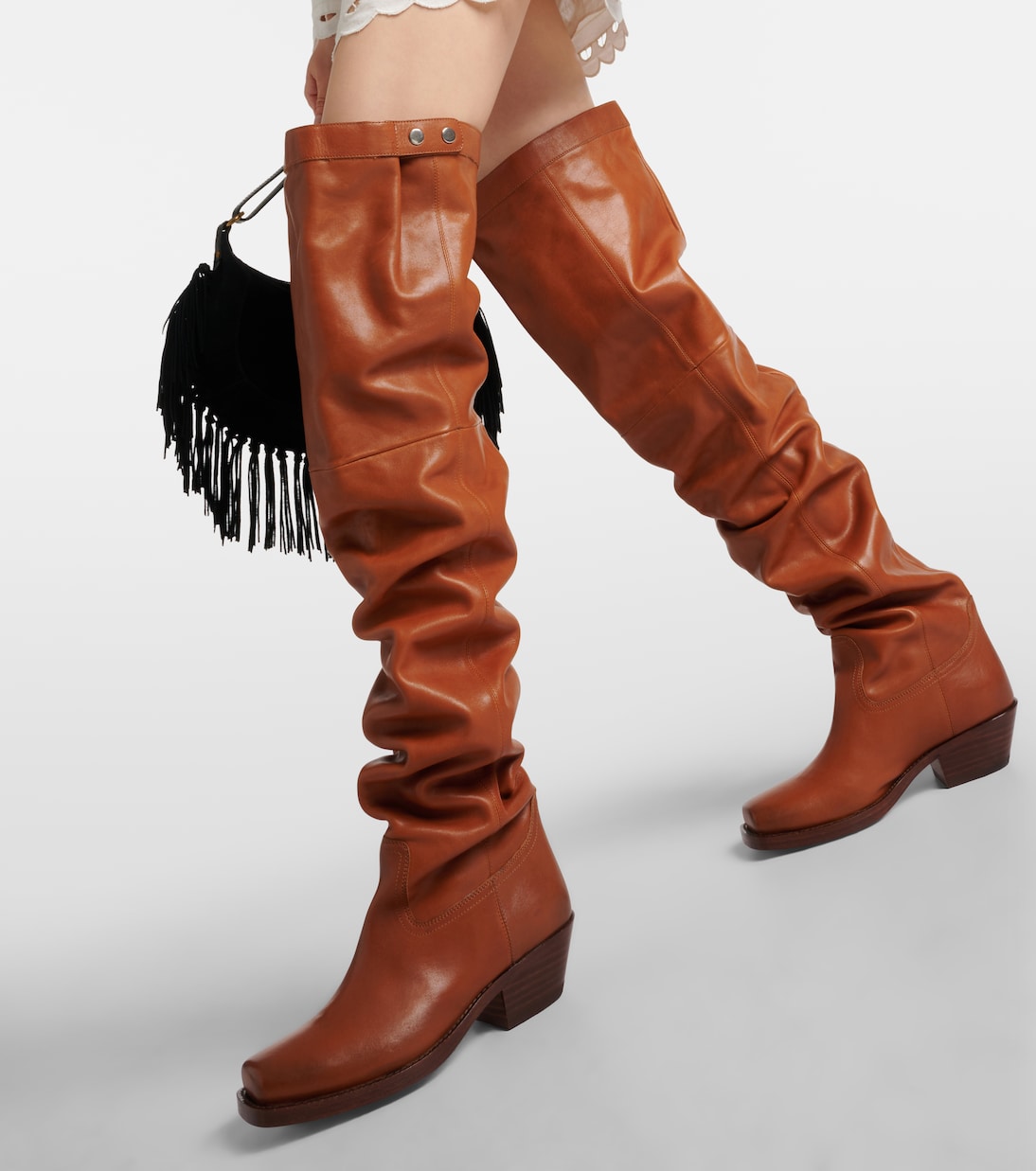 Botas mosqueteras Amati de piel | Isabel Marant
