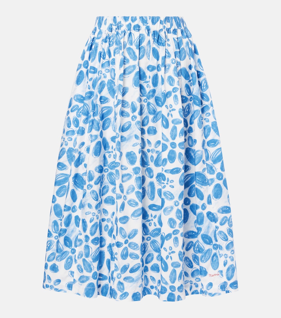 Jupe midi en coton | Marni