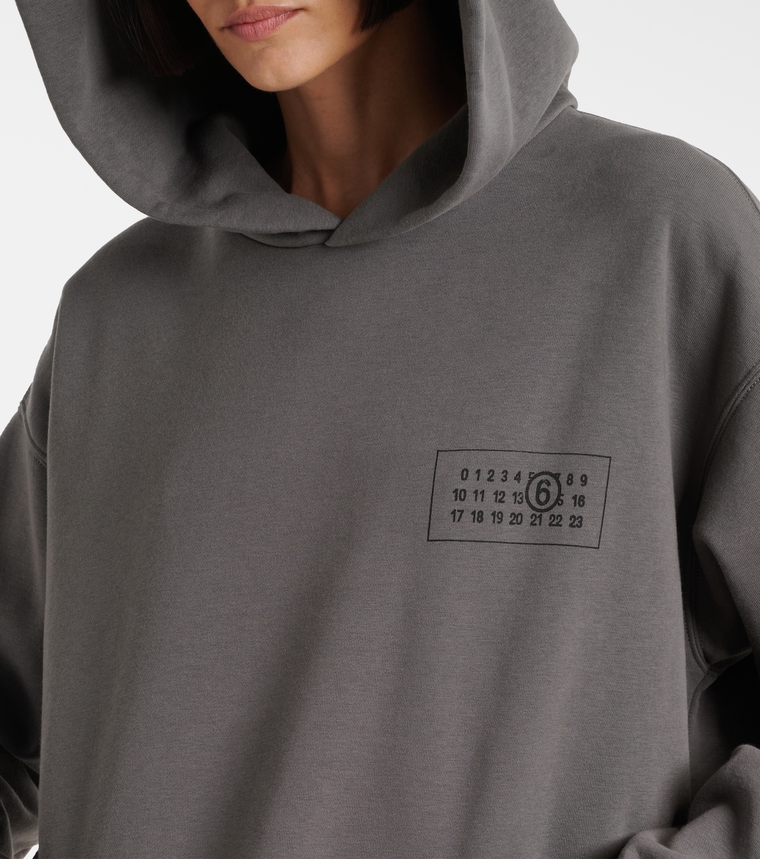 Abito midi in jersey di misto cotone | MM6 Maison Margiela
