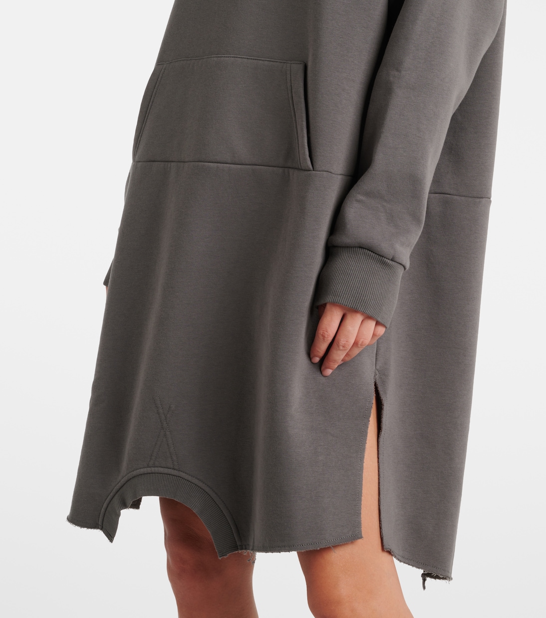 Abito midi in jersey di misto cotone | MM6 Maison Margiela