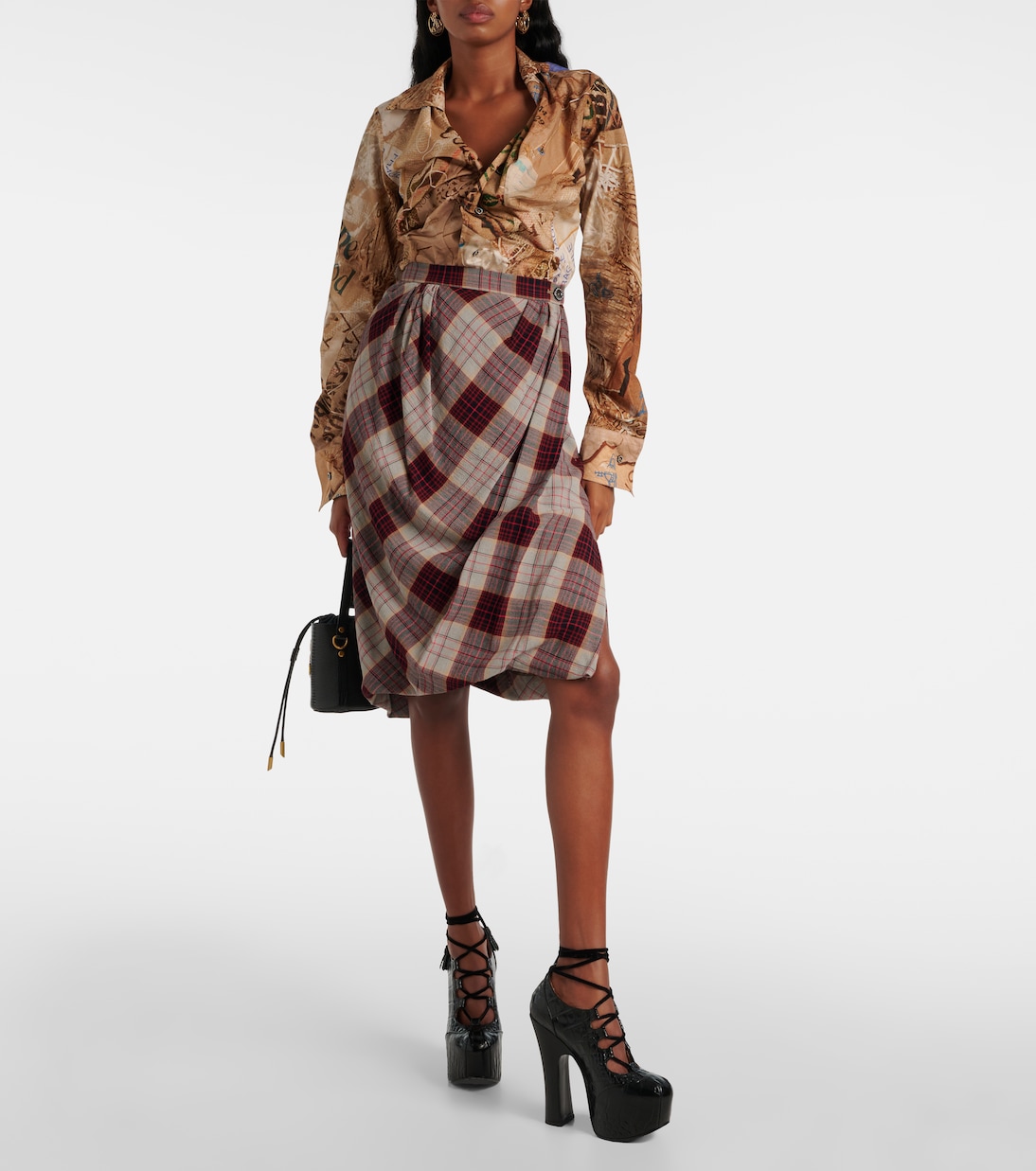 Drunken ruffled cotton shirt | Vivienne Westwood