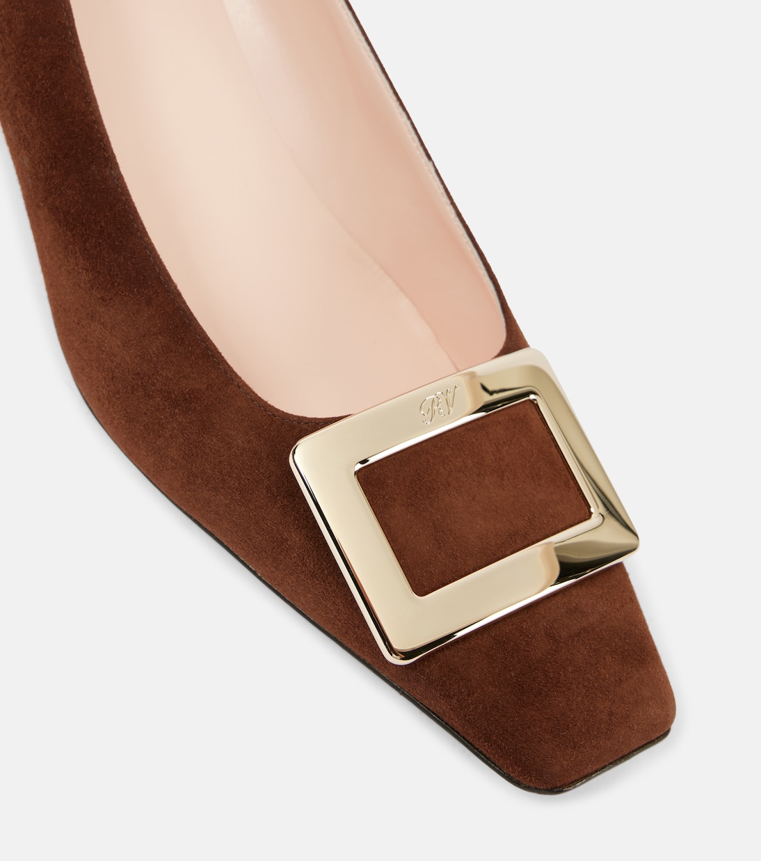 Escarpins Décolleté Belle Vivier 45 en daim | Roger Vivier