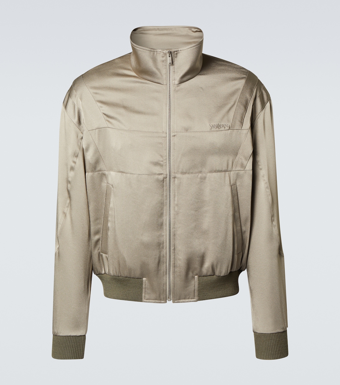 Bomberjacke Teddy aus Satin | Saint Laurent
