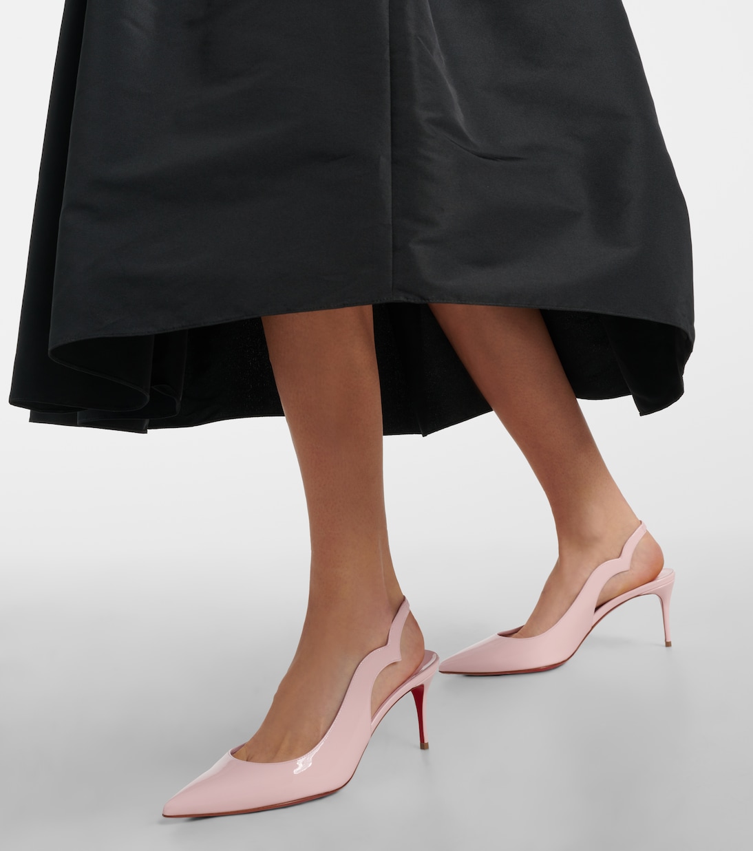 Slingback-Pumps Hot Chick Sling 70 aus Leder | Christian Louboutin