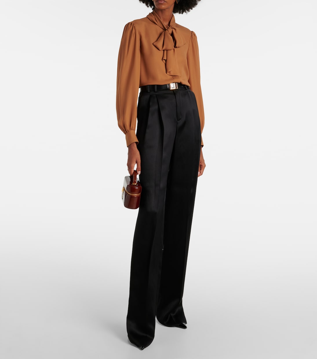Blusa in charmeuse di seta | Saint Laurent