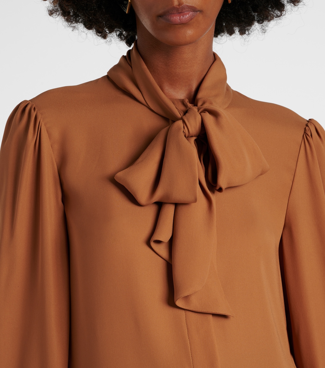Blusa in charmeuse di seta | Saint Laurent