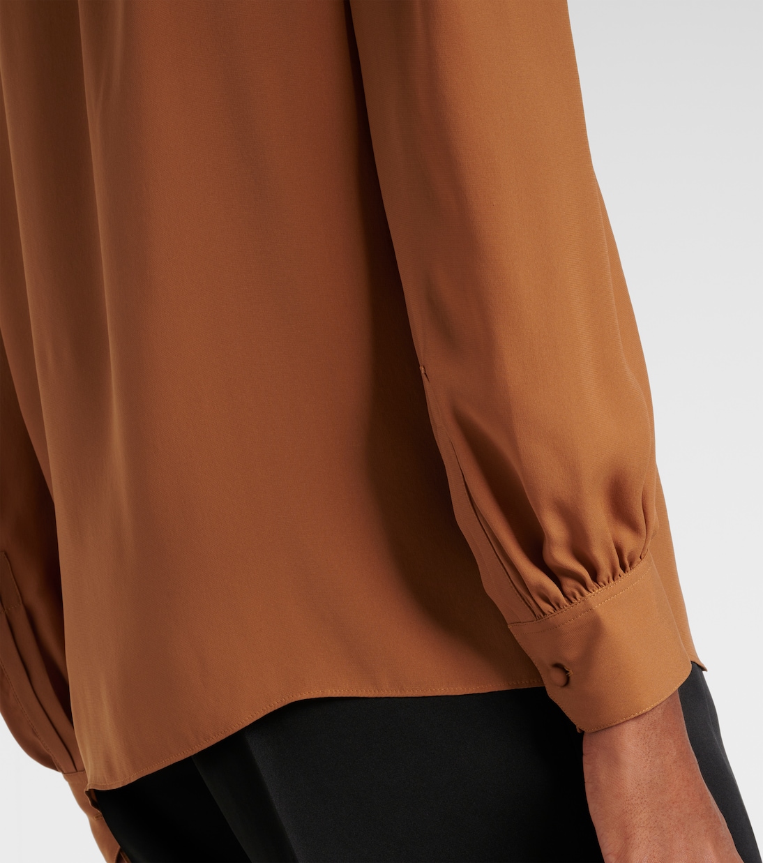 Blusa in charmeuse di seta | Saint Laurent