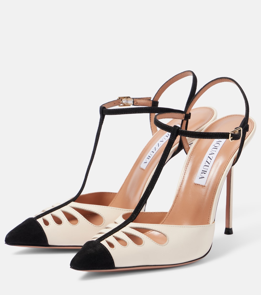 Salones Camille 105 de piel y ante | Aquazzura