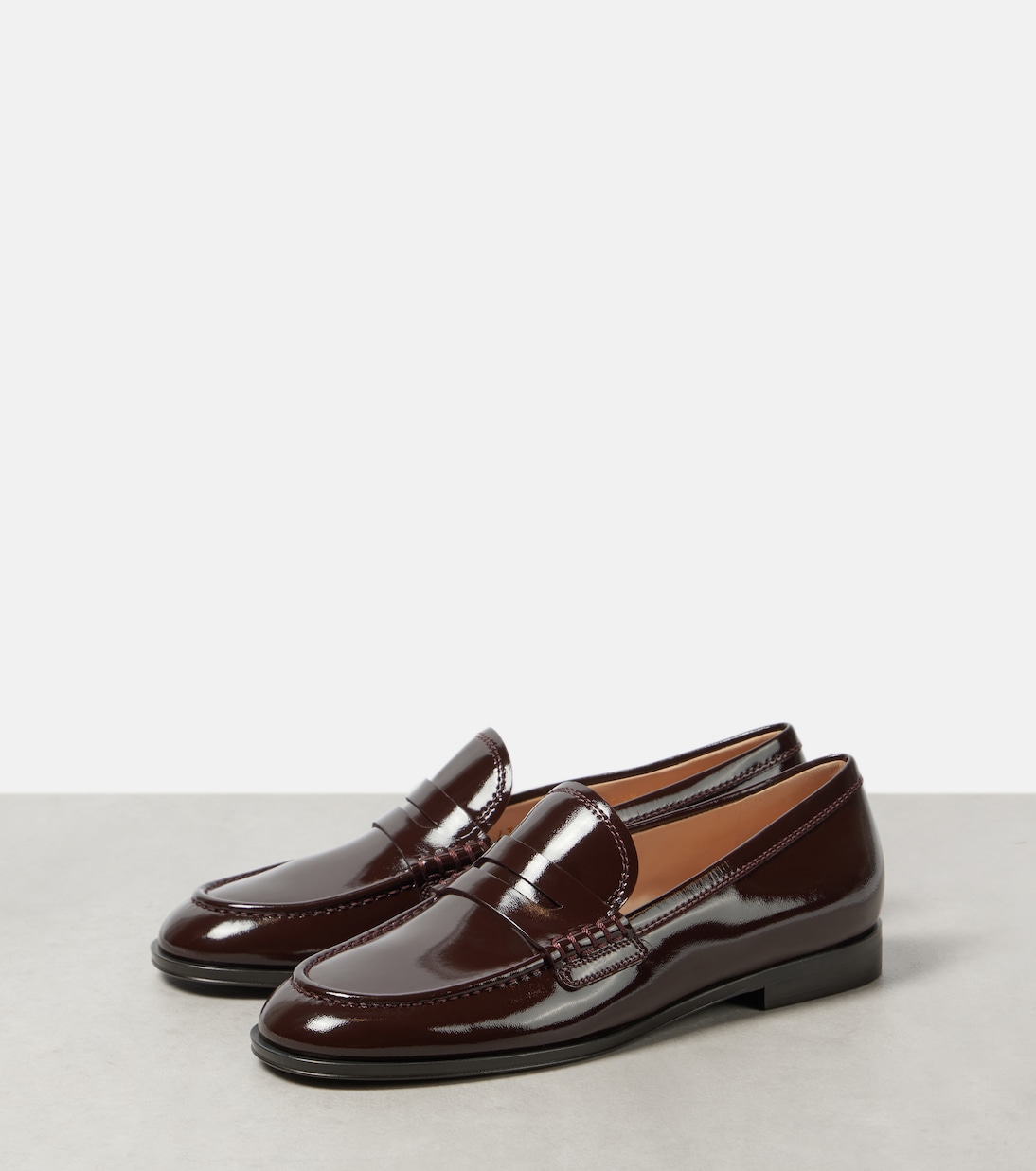 Georgie 페이턴트 레더 로퍼 | Gianvito Rossi