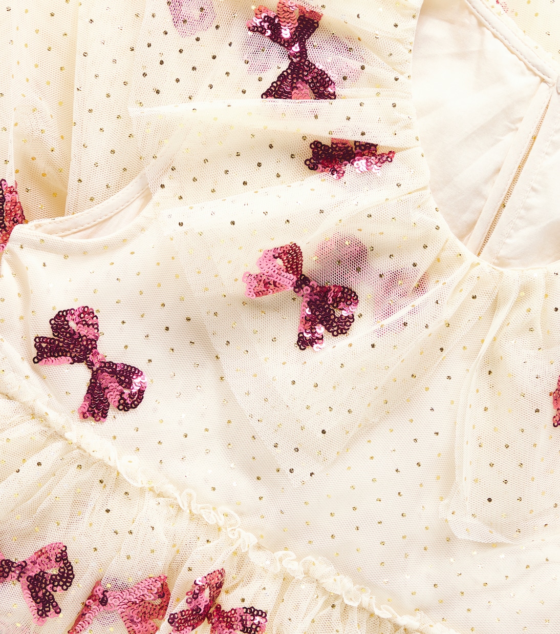 Abito Yvonne in tulle con paillettes | Konges Sløjd