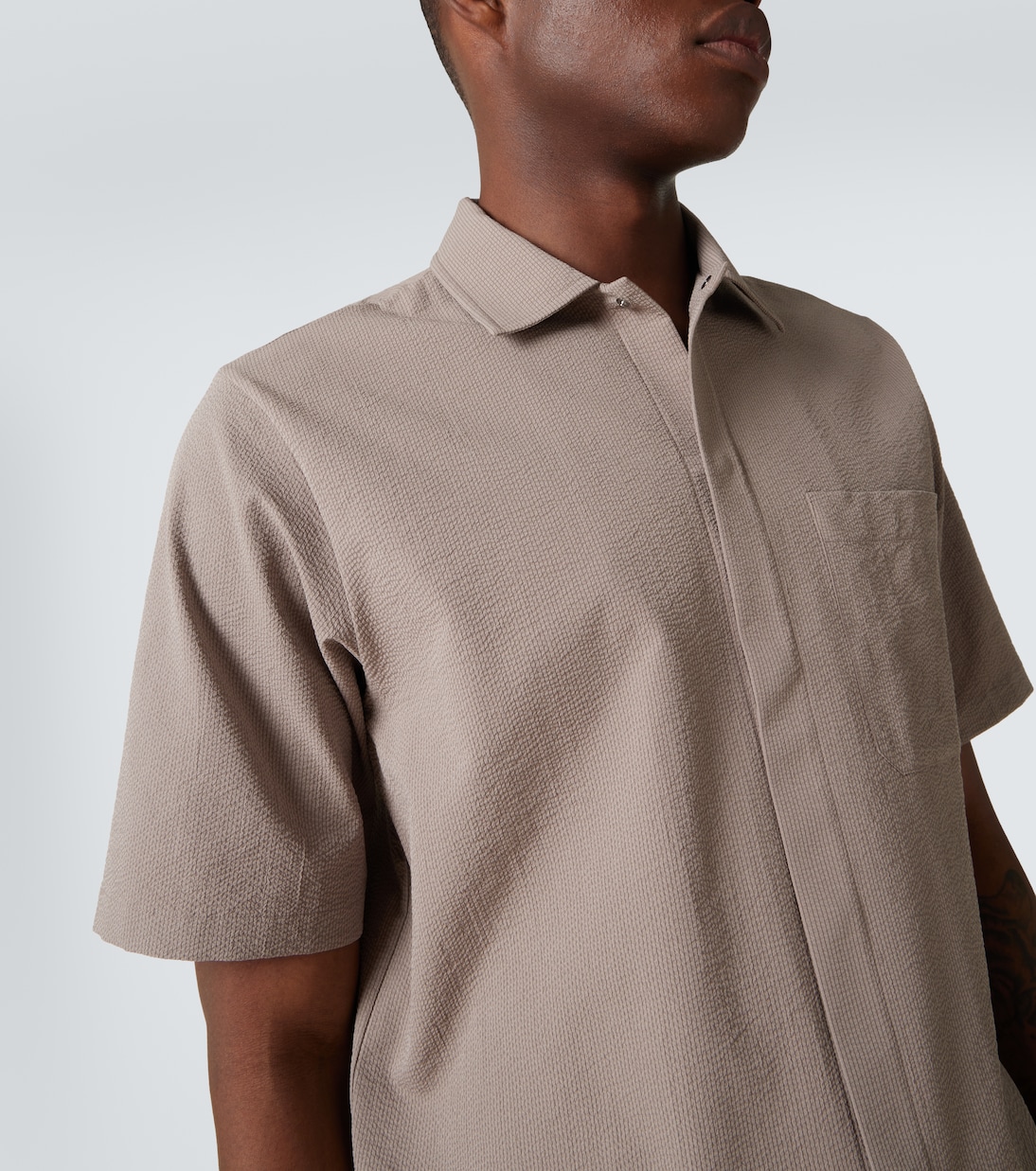 Polo in seersucker a righe | Herno