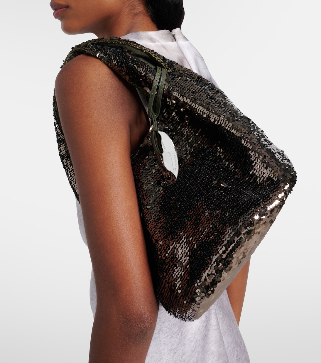 Mini sequined tote bag | JW Anderson