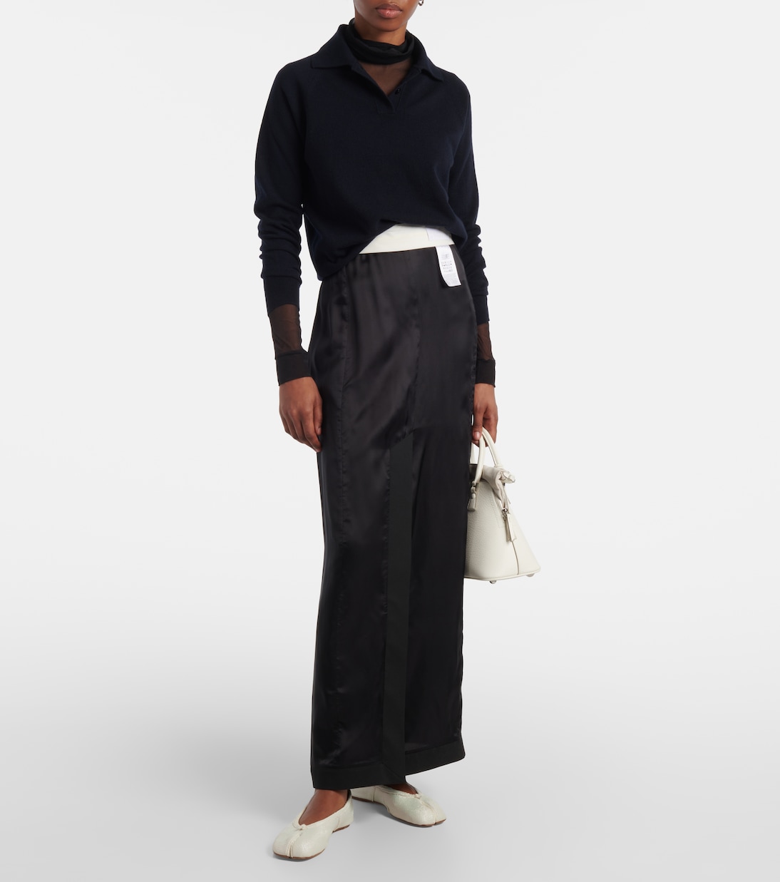 Ballerinas Tabi aus Leder | Maison Margiela