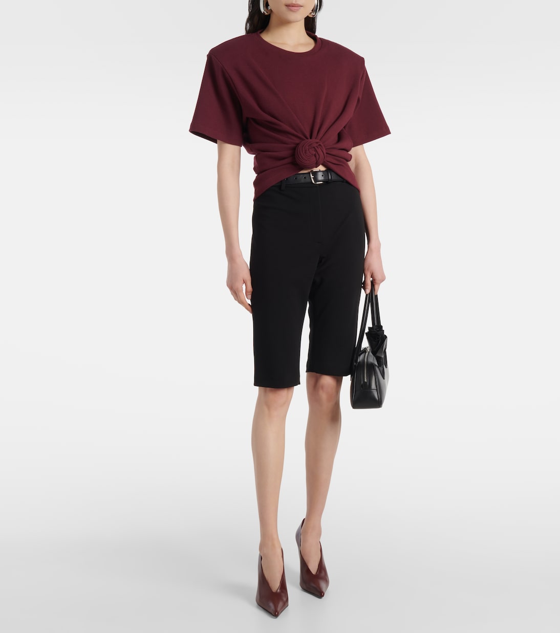 Cotton-blend jersey T-shirt | Magda Butrym