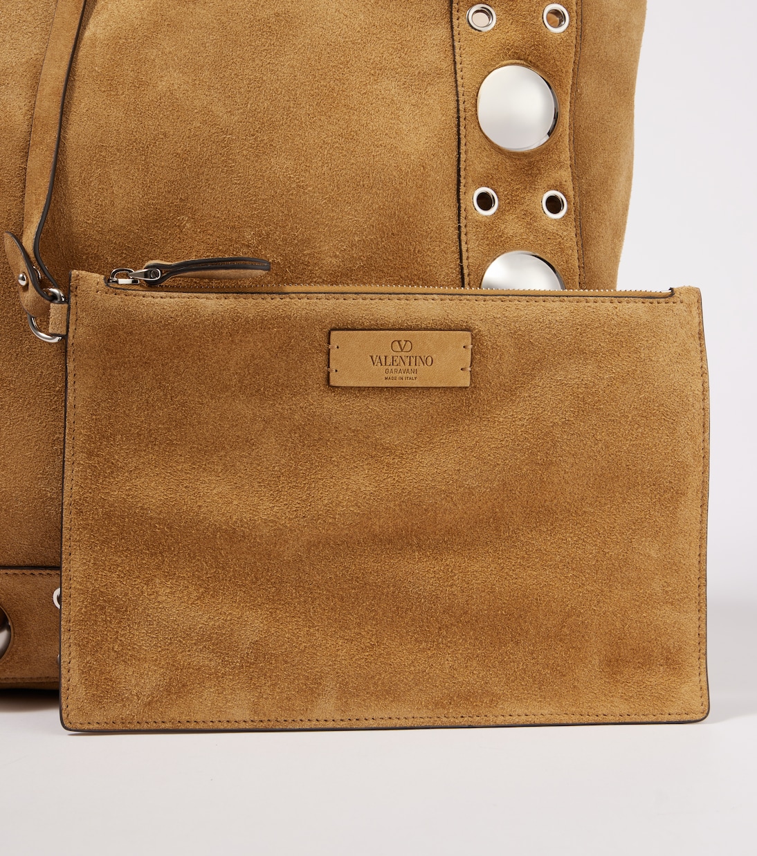 Cabas Nellcôte Large en daim | Valentino Garavani