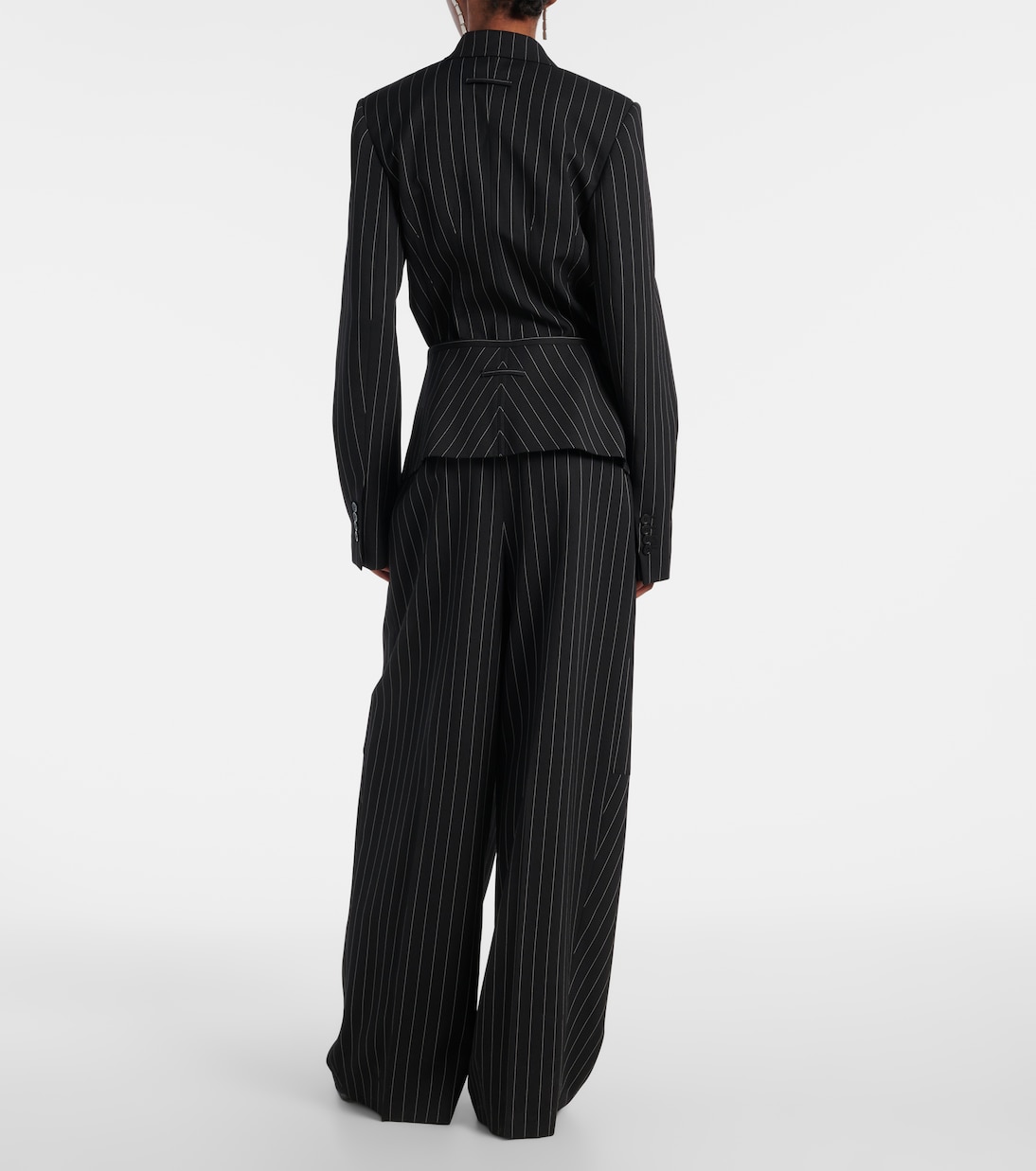 Pantaloni a gamba larga in lana vergine | Jean Paul Gaultier