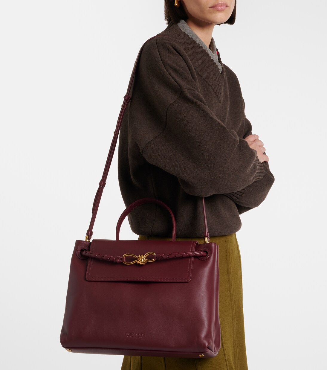 Ciao Ciao Medium leather tote bag | Bottega Veneta