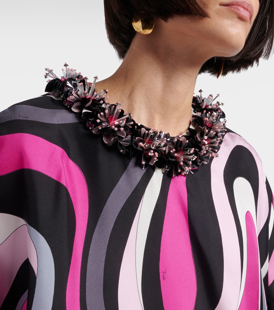 Caftano Marmo in twill di seta | Pucci