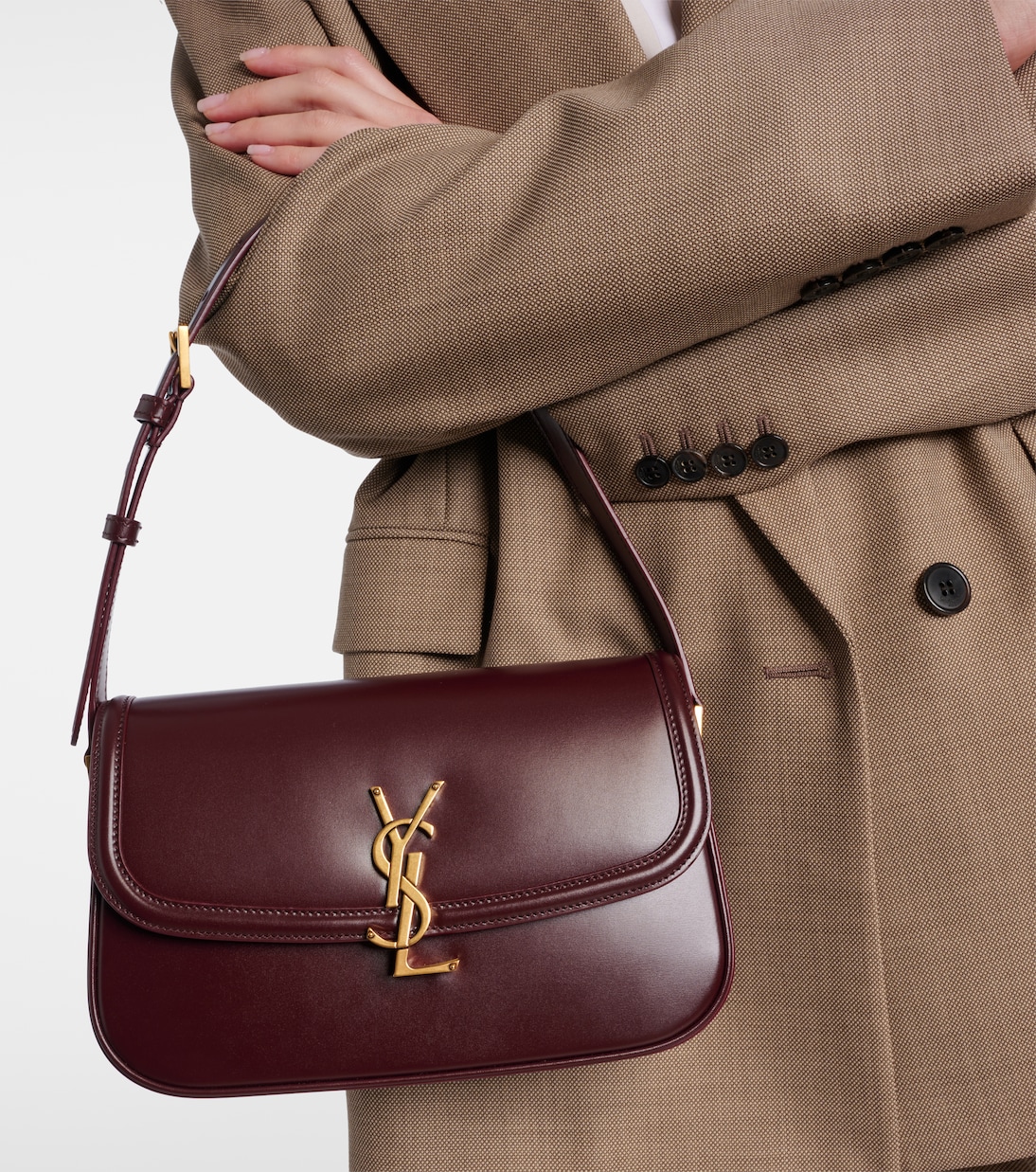 Borsa a spalla Solferino Medium in pelle | Saint Laurent