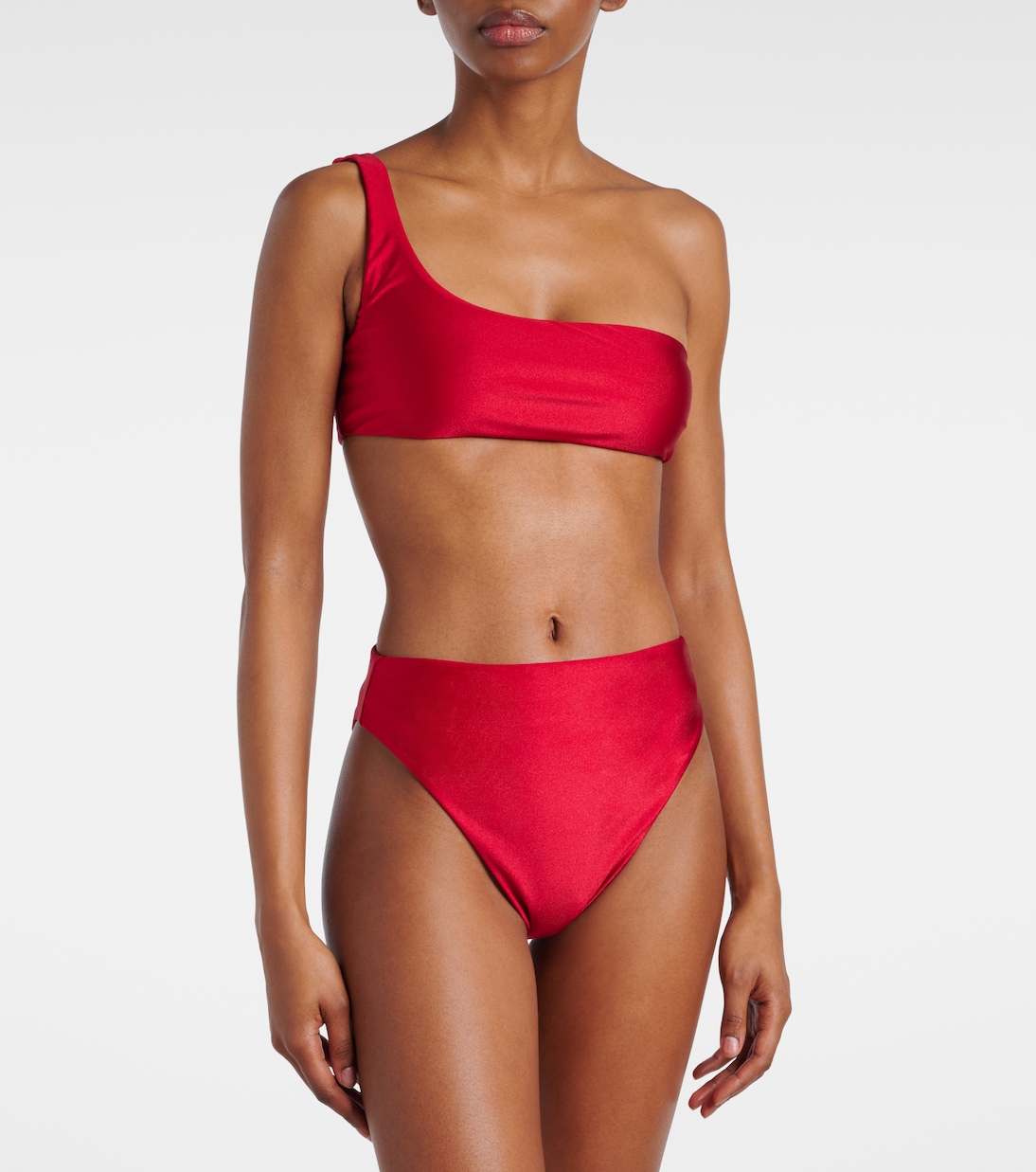 Top de bikini asimétrico Eliza | Jade Swim
