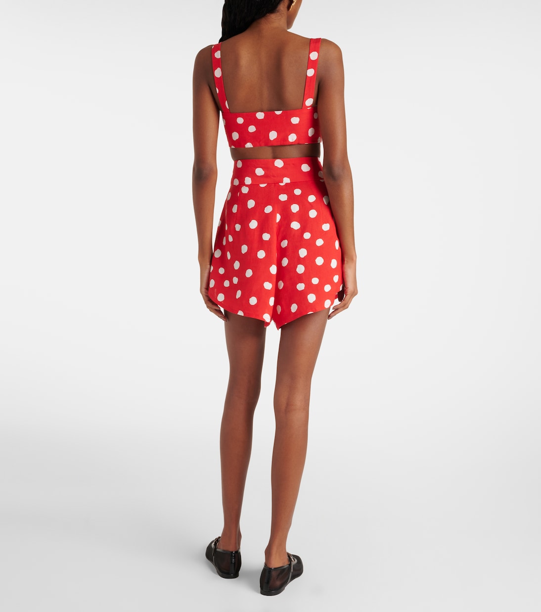 Weite High-Rise Shorts | Adriana Degreas