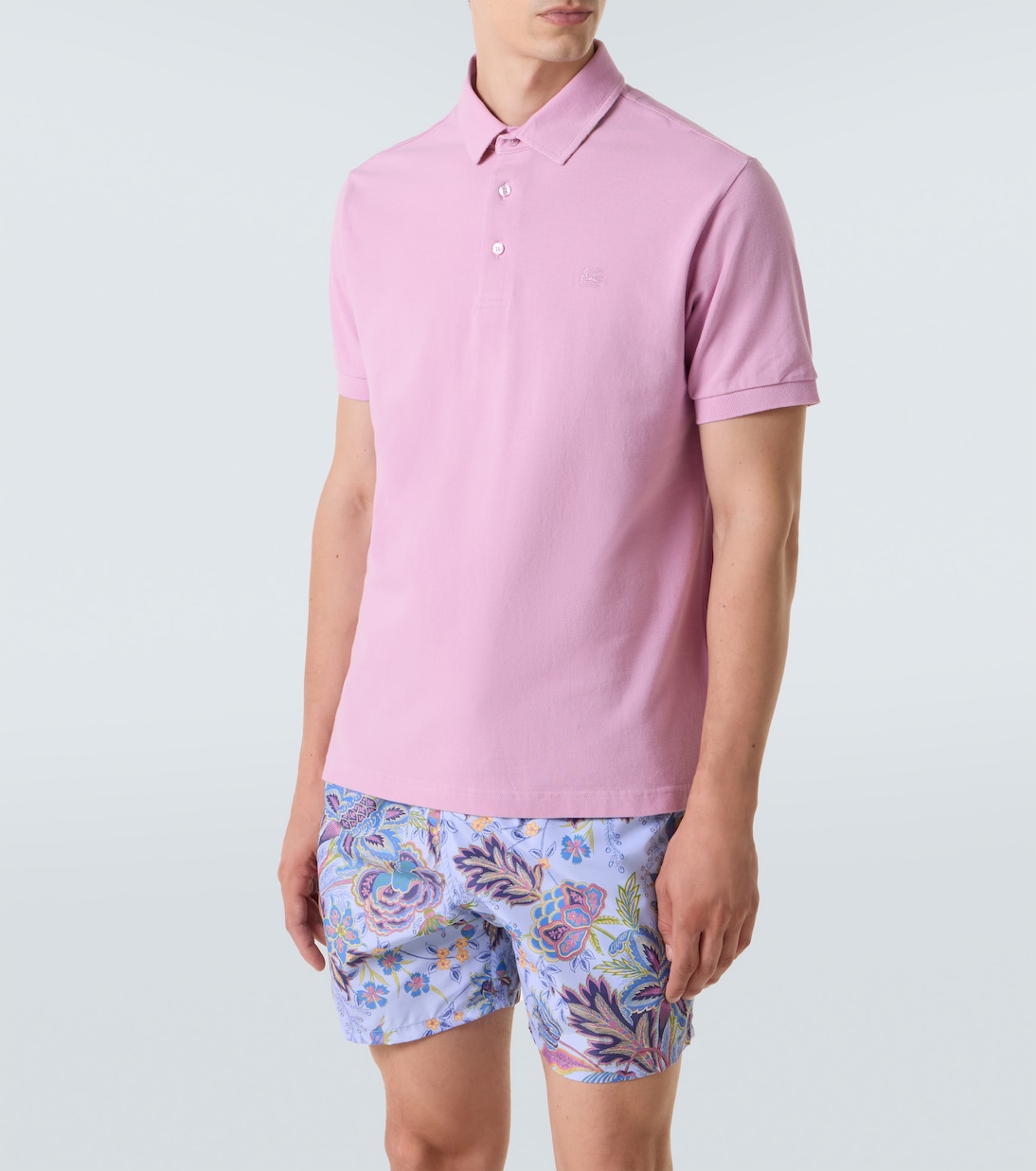 Cotton piqué polo shirt | Etro