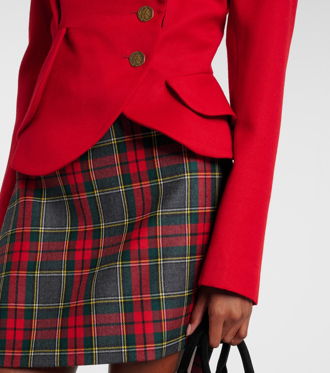 Stormy asymmetric virgin wool jacket | Vivienne Westwood