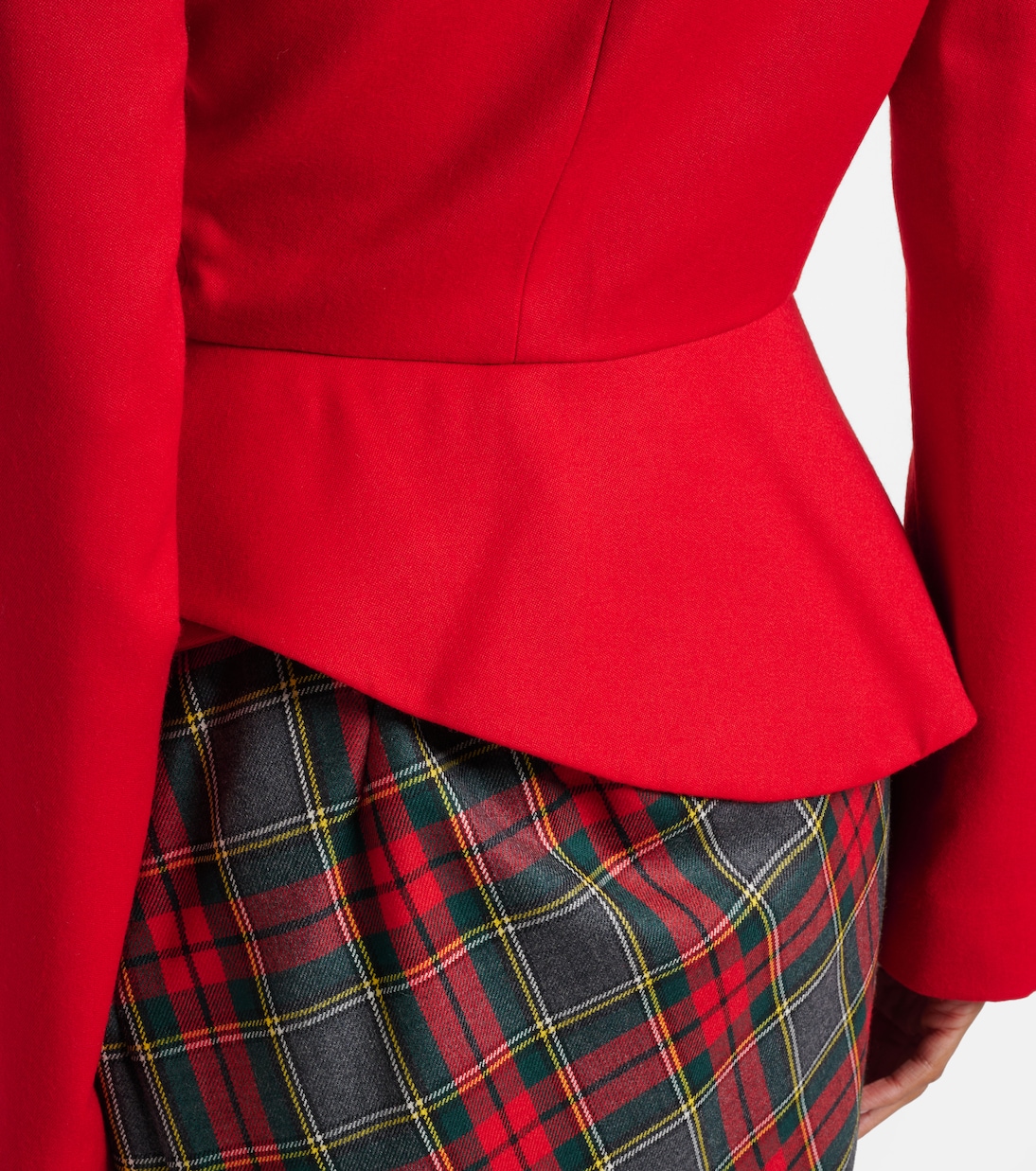 Stormy asymmetric virgin wool jacket | Vivienne Westwood