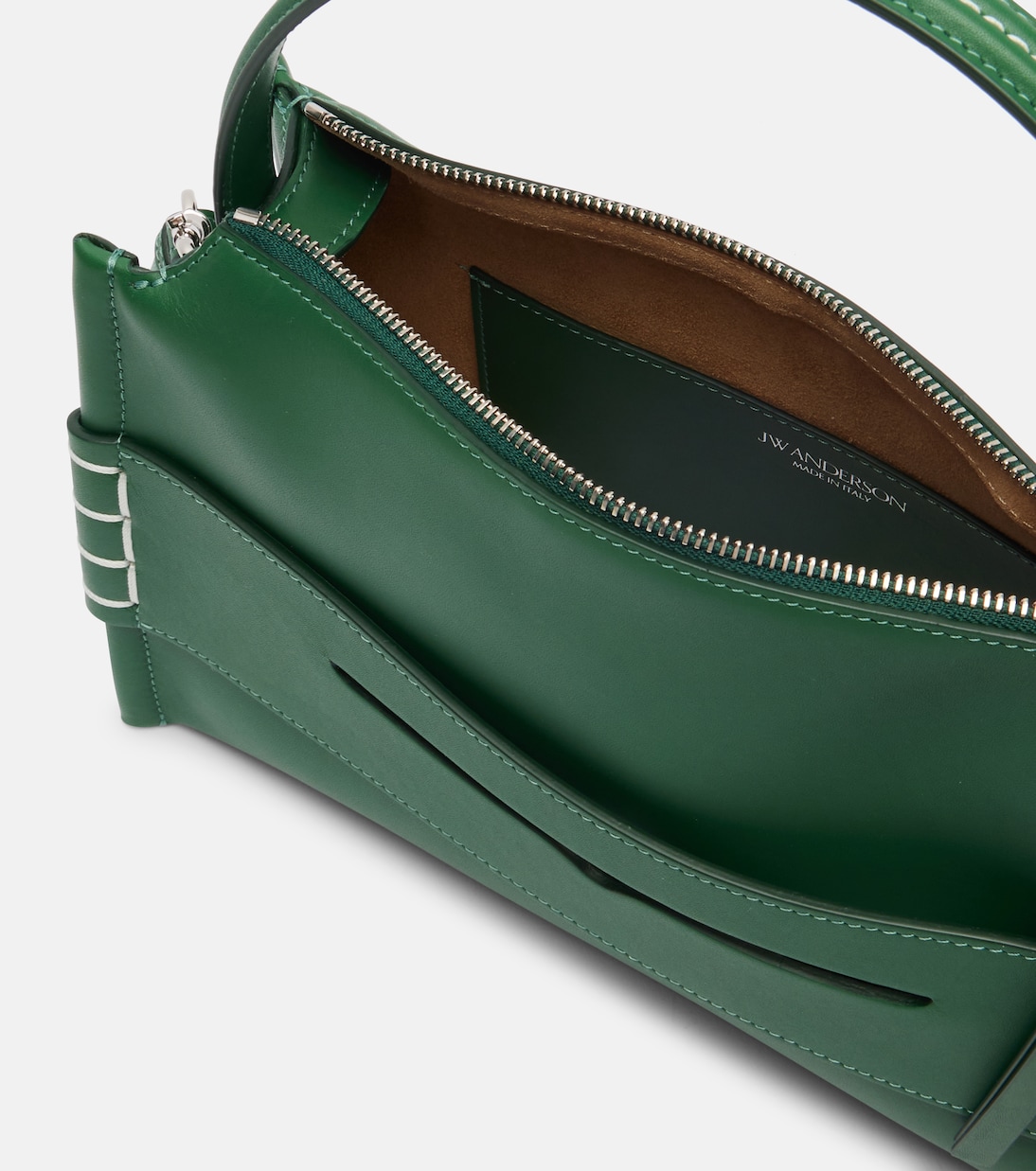 Loafer leather shoulder bag | JW Anderson