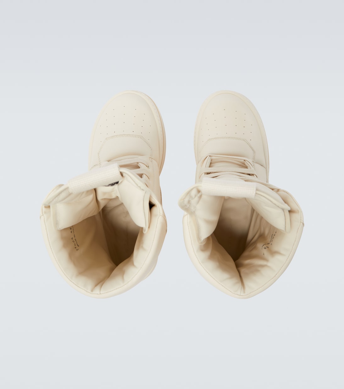 Megageobaskets leather sneakers | Rick Owens