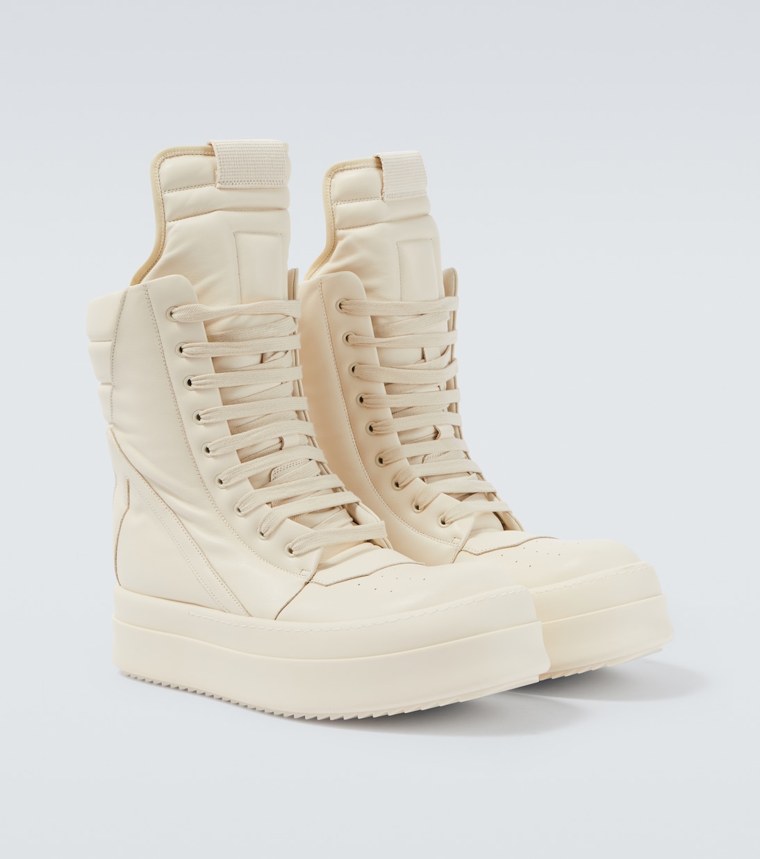 Megageobaskets leather sneakers | Rick Owens