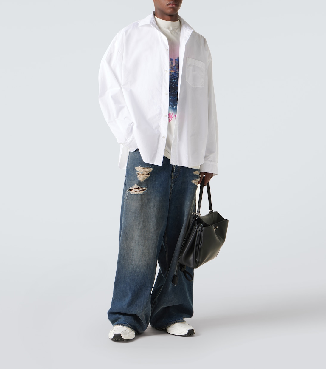 Hemd aus Jersey und Popeline | Balenciaga