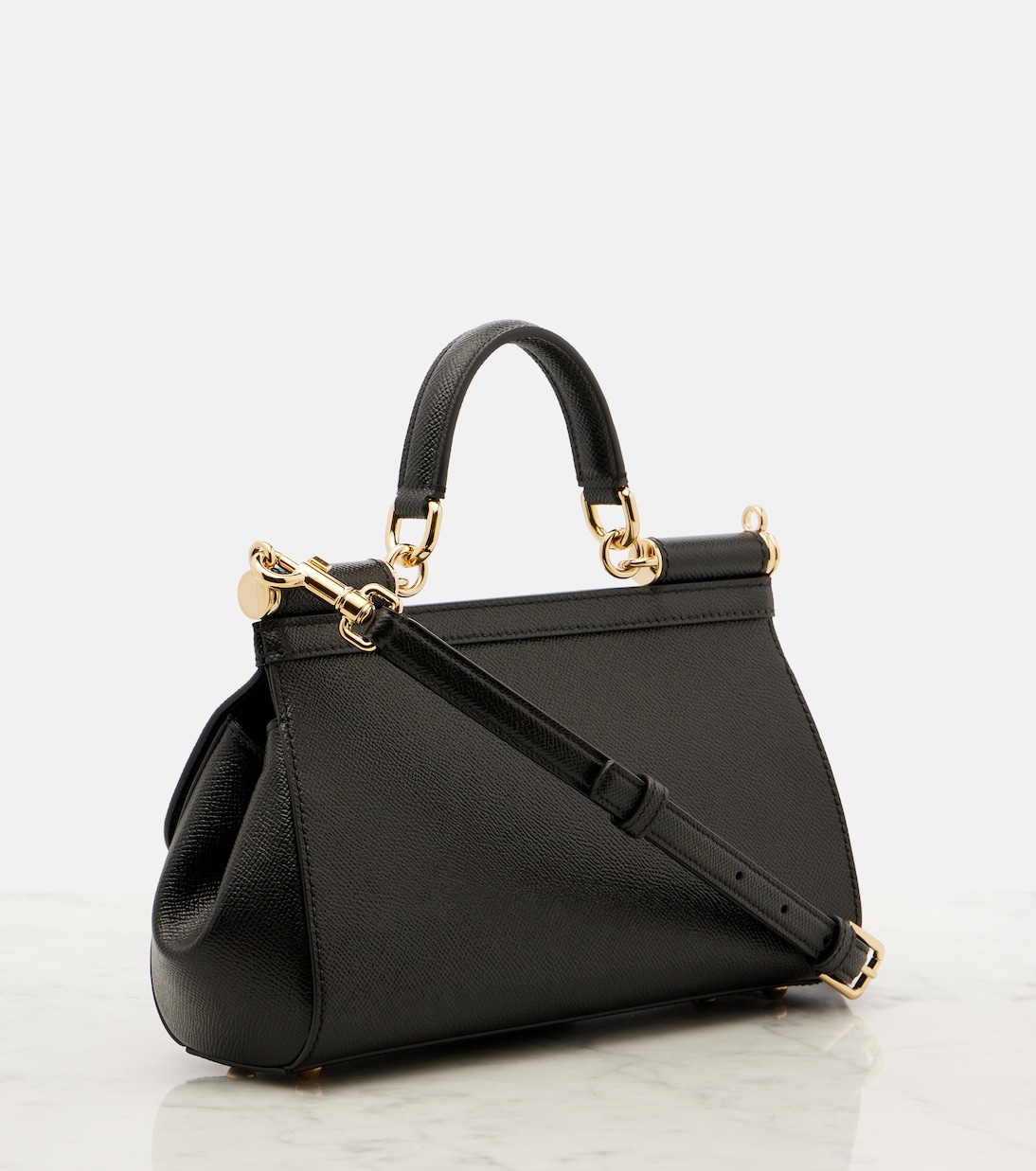 Tote Sicily EW Small aus Leder  | Dolce&Gabbana
