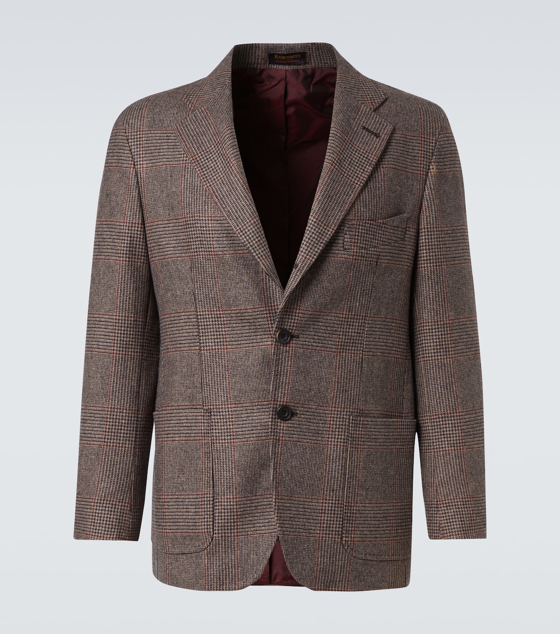 Blazer en laine à carreaux | Rubinacci