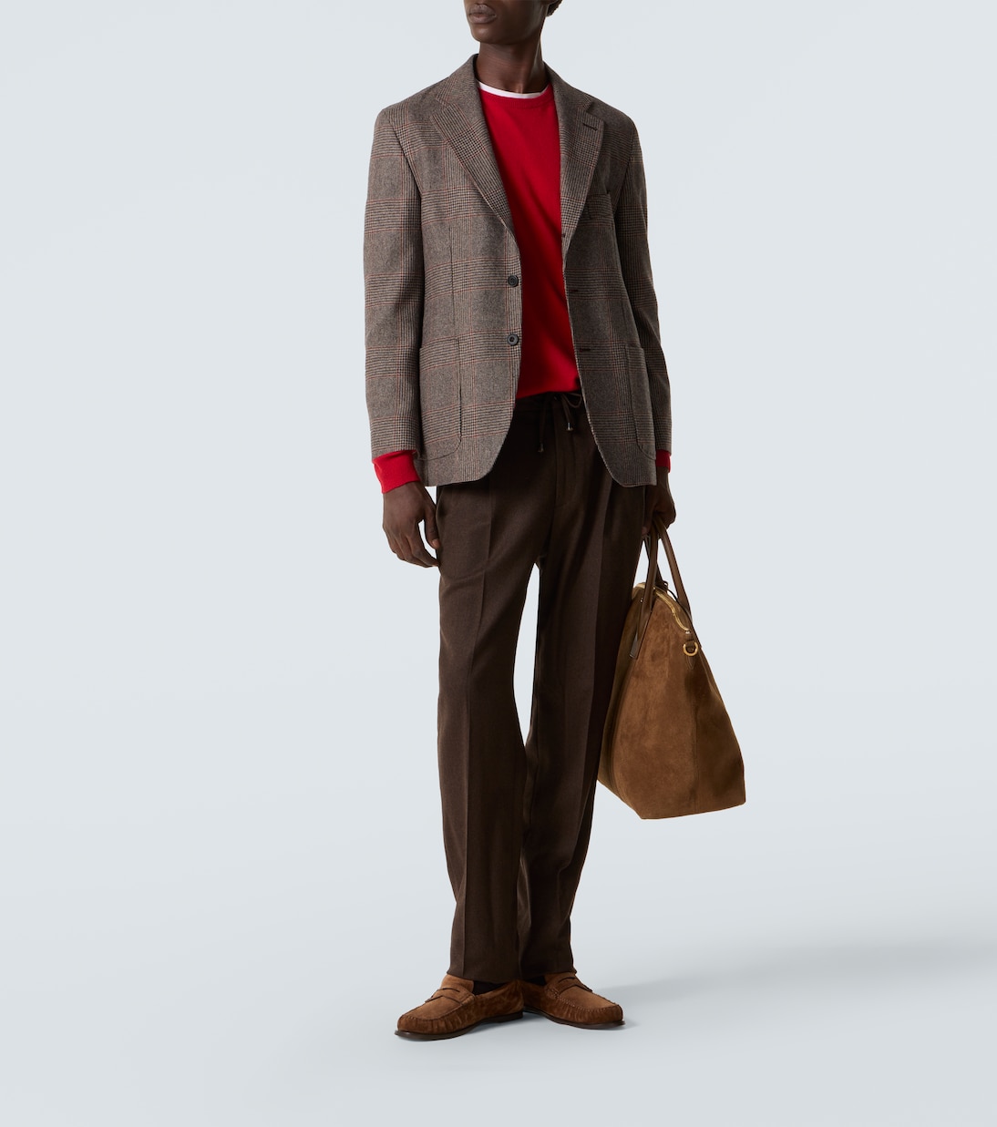 Blazer en laine à carreaux | Rubinacci