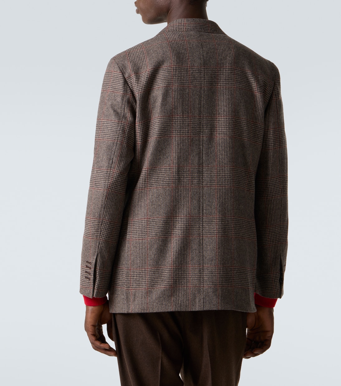 Blazer en laine à carreaux | Rubinacci