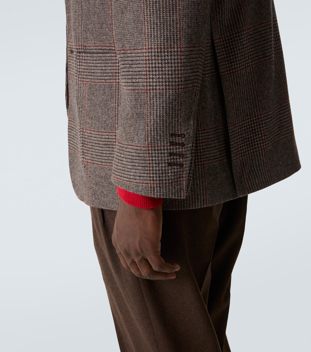 Blazer en laine à carreaux | Rubinacci