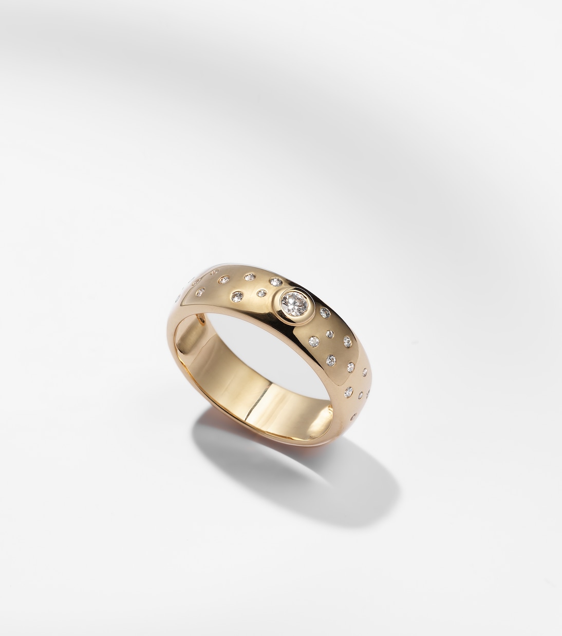 Bague en or 14 ct et diamants | Roxanne First