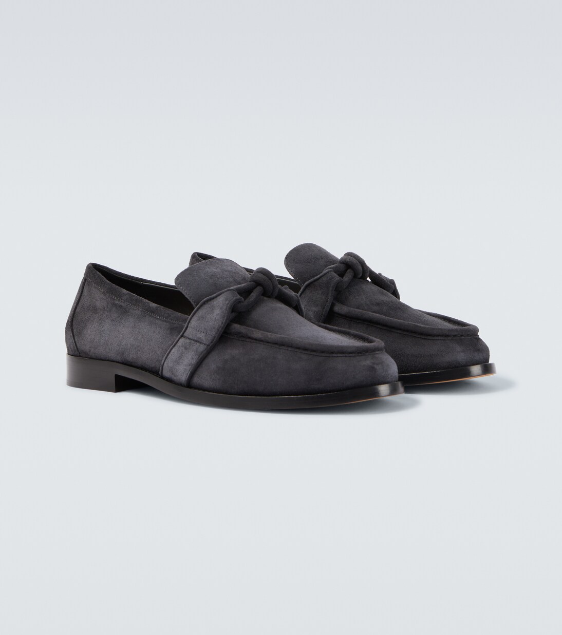 Astaire Knot suede loafers | Bottega Veneta