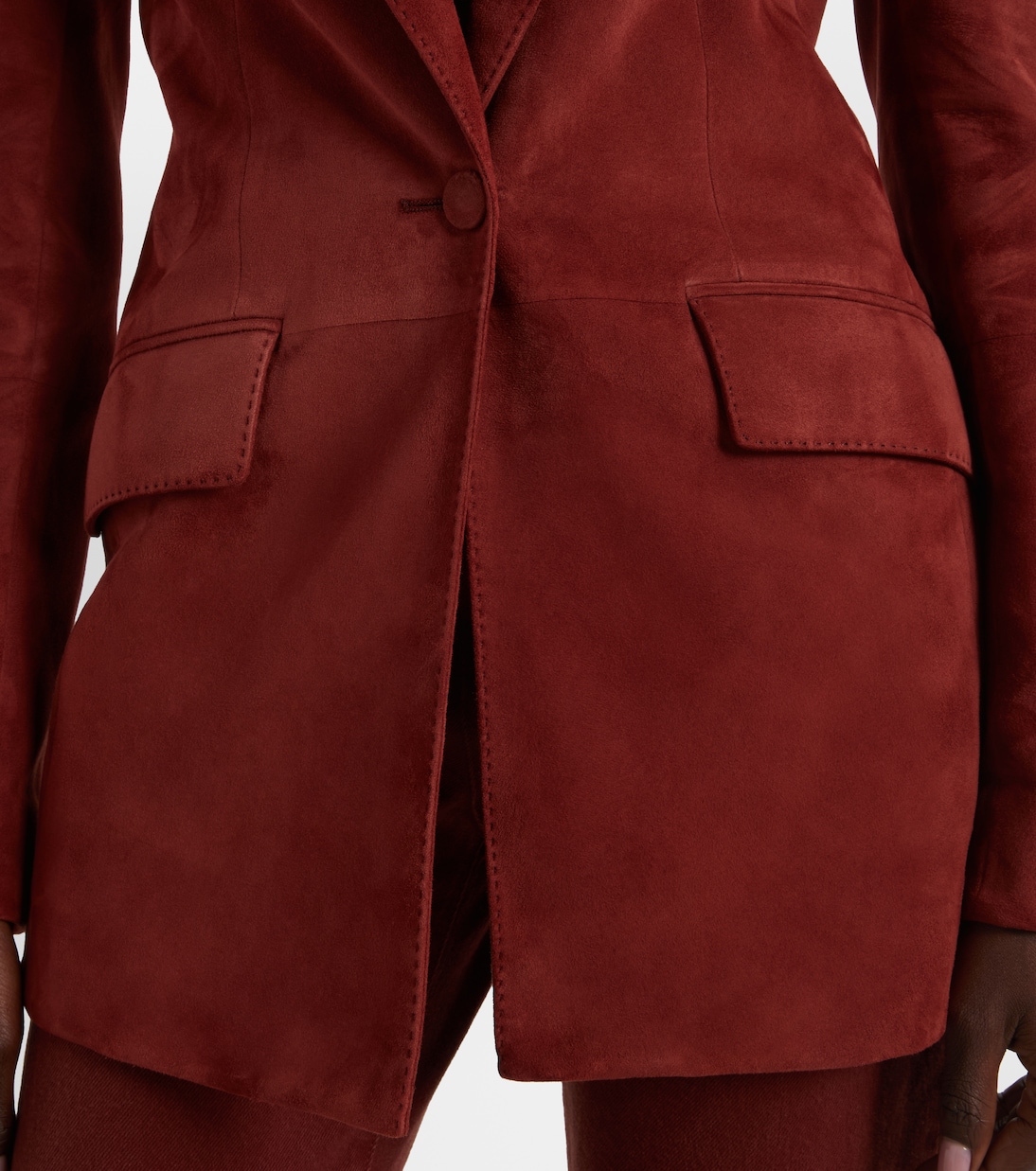 Blazer Leiva in suede | Gabriela Hearst