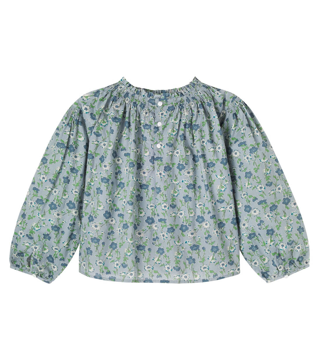 Blandine floral cotton blouse | Bonpoint