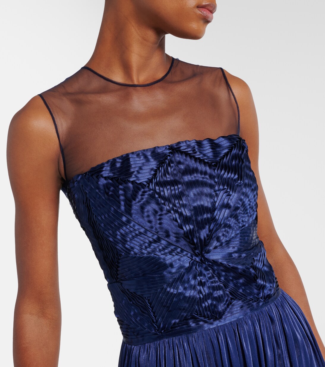 Pleated gown | Costarellos