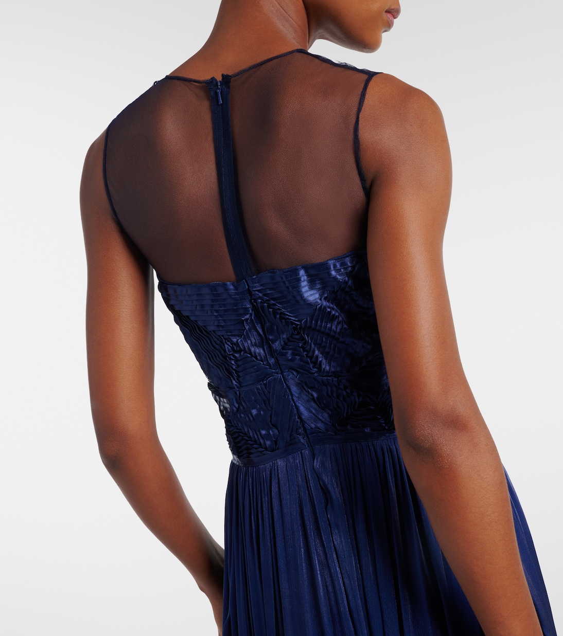 Pleated gown | Costarellos