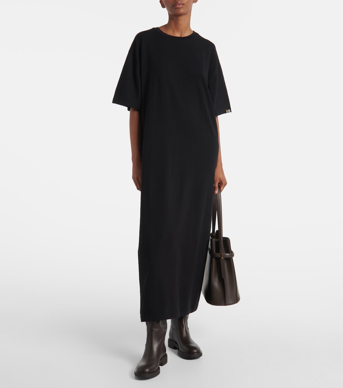 Kris cotton and cashmere maxi dress | Extreme Cashmere