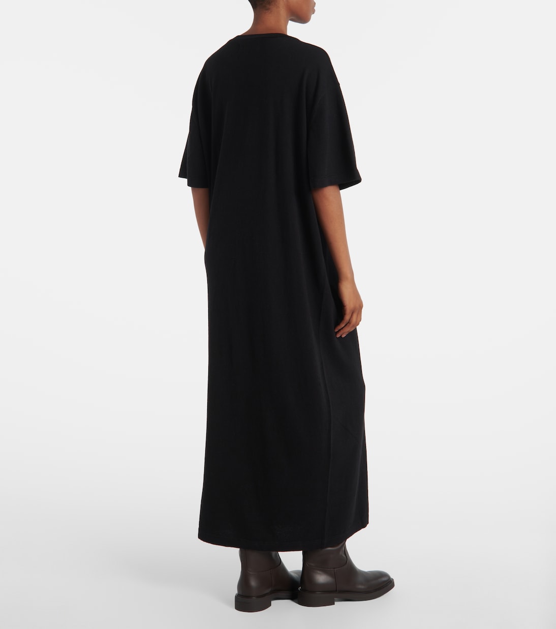 Kris cotton and cashmere maxi dress | Extreme Cashmere