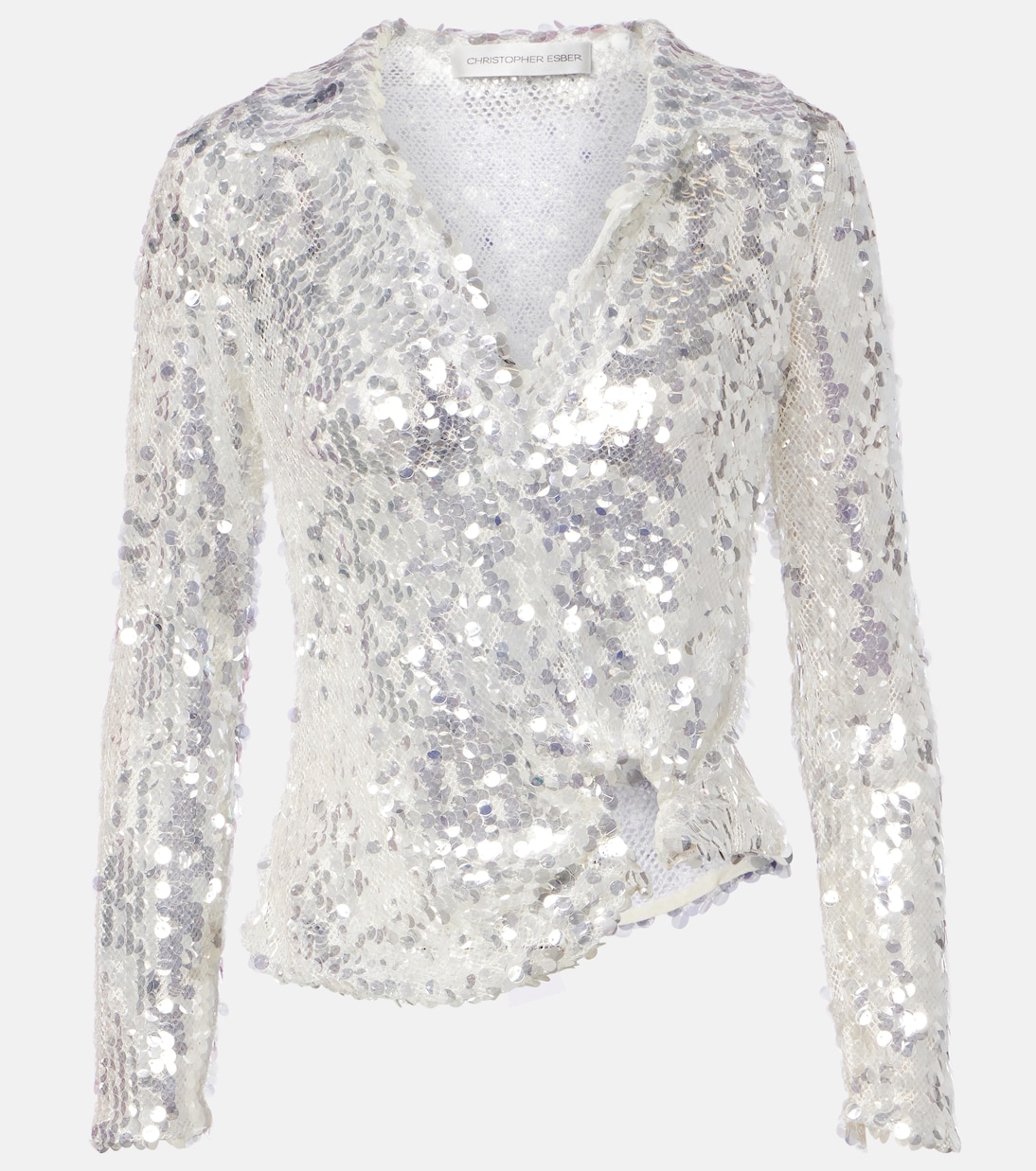 Opaline sequined top | Christopher Esber