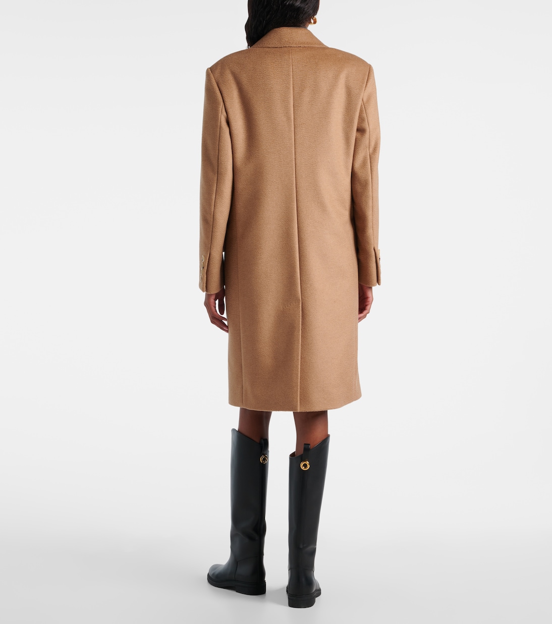 Cosa double-breasted camel hair coat | Max Mara