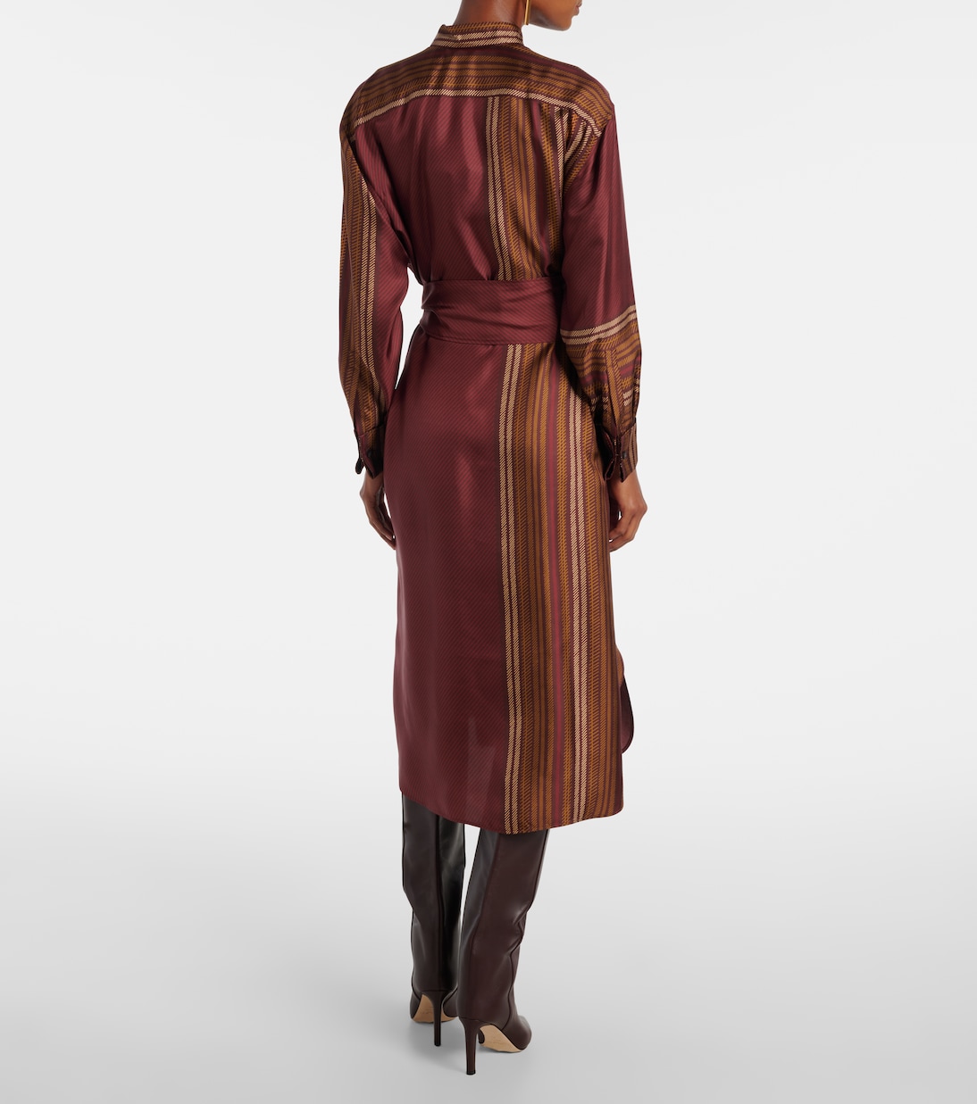 Pietre printed silk wrap dress | Max Mara